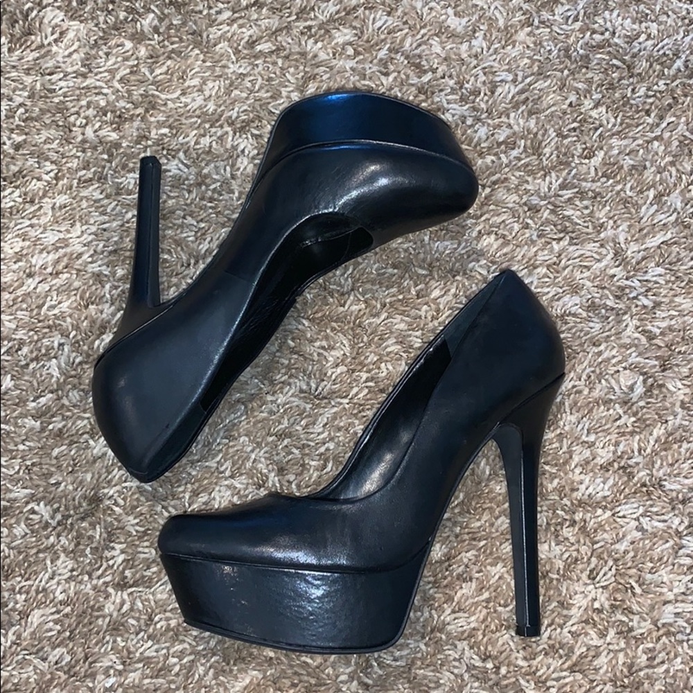 Jessica Simpson Black Platform Stiletto - NEW - 7